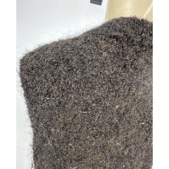 Tabask Medium Women ZIP Up Handmade Peruvian Alpaca Blend Sweater Cardigan 2-4 - Picture 4 of 9